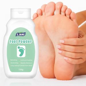 Etiqueta privada Mantener seco Etiqueta antipicazón Polvo <span class=keywords><strong>para</strong></span> <span class=keywords><strong>pies</strong></span> Desodorante <span class=keywords><strong>para</strong></span> <span class=keywords><strong>pies</strong></span> de atleta Polvo <span class=keywords><strong>para</strong></span> <span class=keywords><strong>pies</strong></span> 150g - Product Image 1