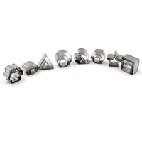 Ensemble de 24 mini emporte-pièces en acier inoxydable pour biscuits, pâtisseries, pâte à donuts et argile
