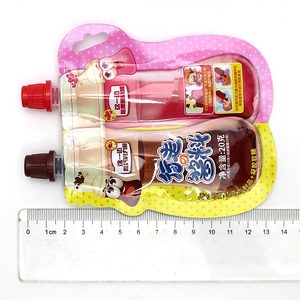2 en 1 Saveur de <span class=keywords><strong>fraise</strong></span> <span class=keywords><strong>et</strong></span> de <span class=keywords><strong>chocolat</strong></span> Double saveurs Gel de confiture à presser Bonbon liquide - Product Image 4