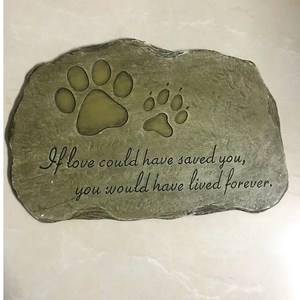 Nhựa <span class=keywords><strong>Paw</strong></span> In Pet Tưởng Niệm Đá Cho Pet Dog Và Mèo Tưởng Niệm Đá - Product Image 6