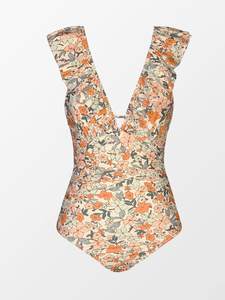 บิกีนี่เอวสูงคอวีของผู้หญิงเอวสูงเซ็กซี่น่ารักชุดใส่เดินชายหาดมาใหม่ - Product Image 3