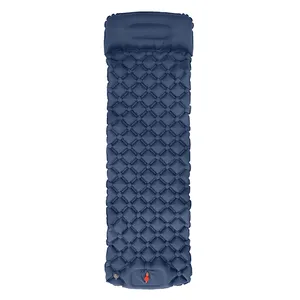 롤업 방수 초경량 편안한 슬리핑 패드 베개 운반 쉬운 캠핑 매트