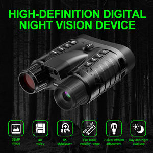 Binóculos de Visão Noturna Térmica para Exterior com Laser Rangefinder, Gravação de Vídeo 4K, Zoom 8X, Alcance Efetivo de 400m, de 16 a 1200 pés - Product Image 6