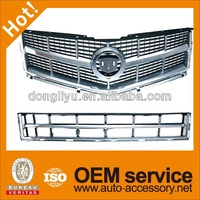 Accessoires décoratifs extérieurs pour voiture Couvercle de grille supérieure SRX ABS Auto Chrome Grill pour Cadillac SRX 2010-2012