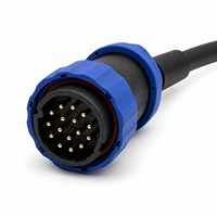 Connecteur Circulaire Étanche JINQI HERE 16 Broches SD28 vers XH2.54 16P, Faisceau de Câblage Terminal, Prise Aviation, Vente en Gros OEM ODM