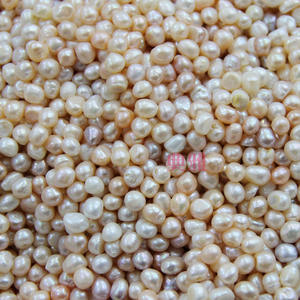 Pendientes Redondos Personalizados de Perlas Doradas de Té y Anillo de Perlas Doradas de Nanyang, Colgante de Perlas Sueltas Naturales de Agua de Mar - Product Image 2