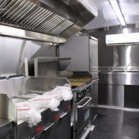 Remolque de Comida de 13 pies Totalmente Equipado, Remolque de Cocina Móvil Personalizado, Camión de Comida con Cocina de Restaurante Completa