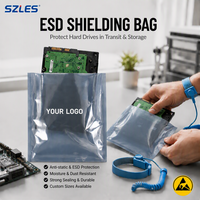 Sacs de protection ESD 6x8 pouces, sacs antistatiques refermables, protection antistatique robuste pour CPU, SSD, HDD, GPU, composants électroniques