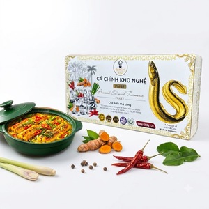 Filete de Anguila Estofada con Cúrcuma de Vietnam, Mariscos Enlatados 500g, Listo para Comer, Anguila Cocida, Receta Tradicional Vietnamita - Product Image 1