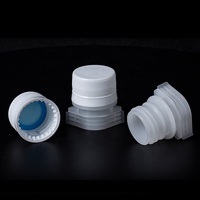 Bouchon à vis en plastique HDPE de 22 mm de diamètre intérieur pour sachet de lessive à fond plat
