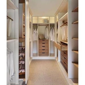 CBMmart Italian Luxury Custom <strong>Big</strong> Wardrobe <strong>Closet</strong> Room Cabinet Walkin Double Glass Sliding Wardrobe Doors Design - Product Image 2