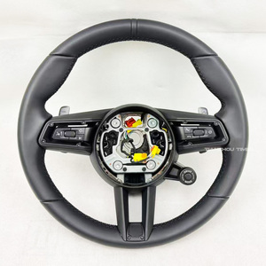 Volante Sportivo in Pelle Cucito a Mano per Porsche Cayenne 955 957 958 911 991 991.1 991.2 992 993 996 997 997.2 GT3 - Product Image 4