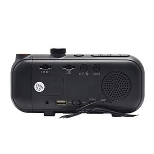 Réveil de projection horloge de température numérique <span class=keywords><strong>Radio</strong></span> FM commande vocale pour éclaircir l'écran affichage clair du <span class=keywords><strong>projecteur</strong></span> pour la chambre - Product Image 6