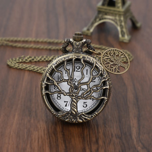 <span class=keywords><strong>Orologio</strong></span> <span class=keywords><strong>da</strong></span> Tasca <span class=keywords><strong>Vintage</strong></span> con Decorazione Pendente, Collana, <span class=keywords><strong>Orologio</strong></span> al Quarzo, Apertura Posteriore, Quadrante Arabo Antico - Product Image 5