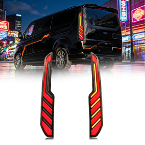 Feux arrière modifiés de haute qualité DK Motion pour <span class=keywords><strong>Ford</strong></span> Tourneo <span class=keywords><strong>Transit</strong></span> 2016-2022, ensemble de feux arrière de voiture, lampes LED automatiques - Product Image 2