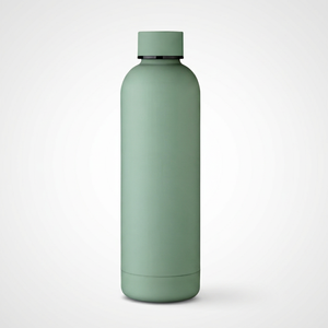 Botella Deportiva de 500 ml con Logotipo Personalizado, Botella de Agua Deportiva de Acero Inoxidable de Doble Pared, Aislada al Vacío, con Pintura de Goma Térmica Mate para Gimnasio - Product Image 1