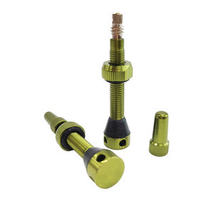 Accessoires Tubeless de vélo en alliage d'aluminium vert Presta Valve de haute qualité 40mm - Product Image 2
