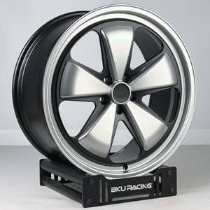 Bku Juego de <span class=keywords><strong>2</strong></span> Ruedas Forjadas de Plato Profundo 5X130 para <span class=keywords><strong>Porsche</strong></span> 964 <span class=keywords><strong>944</strong></span> 911 911sc 930 <span class=keywords><strong>Turbo</strong></span> 912 Carrera, Ruedas de Aleación Personalizadas de 17 18 19 Pulgadas - Product Image 5