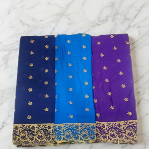 Premium Sudanese Toub Fabric | Cotton <b>Embroidery</b> Wedding Dress <b>Material</b> | Anti-Bacterial Eco-Friendly Customized Toub - Product Image 1