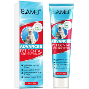 ELAIMEI <span class=keywords><strong>Dentifrice</strong></span> <span class=keywords><strong>pour</strong></span> animaux à base d'extraits végétaux, blanchissant, soin dentaire <span class=keywords><strong>pour</strong></span> chiens et chats - Product Image 4