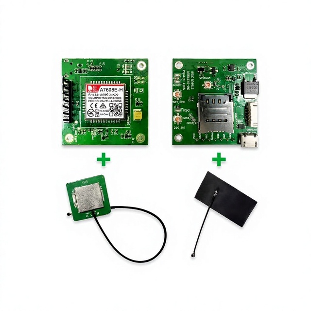 SIMCom A7608E-H 4G LTE Cat-1 Module, Data Version, Voice + GNSS Positioning