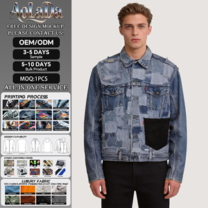 <span class=keywords><strong>เสื้อ</strong></span><span class=keywords><strong>แจ็</strong></span>กเก็<span class=keywords><strong>ต</strong></span>ยีนส์มีกระดุมหลายกระเป๋าสำหรับปรับแต่งดีไซน์ของ<span class=keywords><strong>ค</strong></span>ุณ - Product Image 1