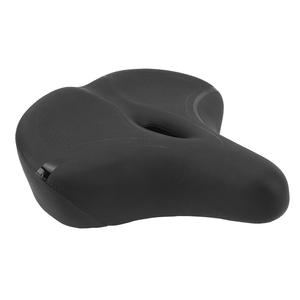 Sillín de <span class=keywords><strong>Bicicleta</strong></span> de Espuma Viscoelástica, Cuero Artificial, Hueco y Transpirable, Doble Absorción de Impactos, Utilizado para Reemplazar Pastillas de Freno - Product Image 2