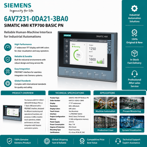 6AV7231-0DA21-3BA0 อินเวอร์เตอร์ AC อุตสาหกรรม 414A 380-500V AC สำหรับระบบอัตโนมัติในกระบวนการ ระบบสร้างเครื่องจักร ระบบ HVAC และระบบเหมืองแร่ - Product Image 1
