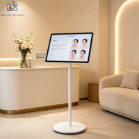 TV Layar Sentuh Pintar 32-Inci Full HD 1080p 60Hz Android dengan CMS Terintegrasi, Tampilan Teks, Mesin Siaran Langsung Warna Putih