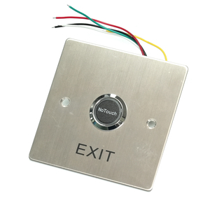 12 فولت نظام التحكم في الوصول التلقائي الذكي الإصدار بدون لمس باب بدون زر خروج من الفولاذ المقاوم للصدأ - Product Image 3