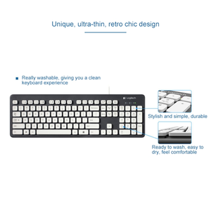 K310 Original 100% Wired Waterproof Washable Desktop Computer Notebook Game Business Office Home <b>Keyboard</b> K310 Instrumental - Product Image 6
