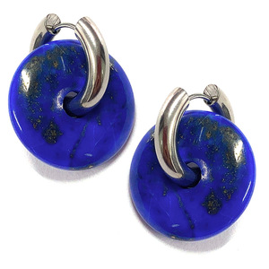 Серьги с пряжкой из нефрита и других натуральных камней - Product Image 5