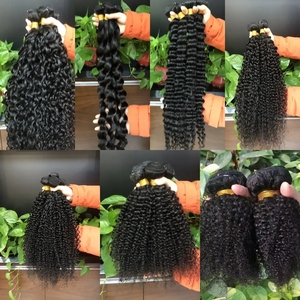 Tissage vierge de cheveux humains cambodgiens bruts en vrac 100% non transformés Remy cuticule alignée cheveux raides double dessiné vendeur en gros - Product Image 1