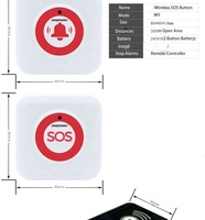 JT sans fil poignet téléavertisseur soignant personnes âgées d'urgence bouton d'appel SOS système d'alarme visuelle sonore à distance pour hôpital de maison de soins infirmiers