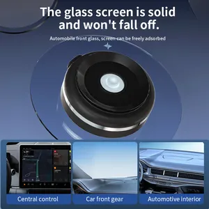 กระจกหน้ารถDashboard Strongดูดถ้วยรถแม่เหล็กขาตั้งโทรศัพท์ 360 หมุนสําหรับiPhone 15 14 13 Pro Max