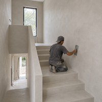Microciment, revêtement en béton décoratif, imperméable, sans joint, pour murs et sols, finition lisse, salon, cuisine, chambre, salle de bain