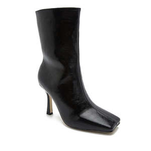 OEM disponible otoño señoras moda tacón de aguja botas de punta cuadrada vestido botas delgadas <span class=keywords><strong>botines</strong></span> tacones para <span class=keywords><strong>mujer</strong></span> - Product Image 3