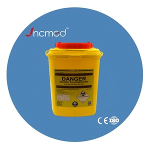 Nhựa an toàn hộp bệnh viện lâm sàng Biohazard ống tiêm kim xử lý y tế sắc nét container - Product Image 4