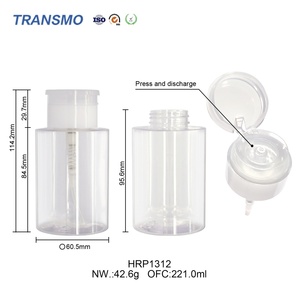 Makeup Remover Skin Care Packaging Plastic Pressing Toner <b>Bottle</b> <b>200ml</b> Lotion Pump <b>Bottle</b> - Product Image 2