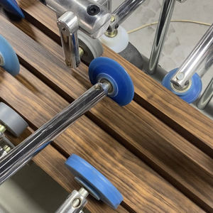 <span class=keywords><strong>Aveeno</strong></span> Panneau mural imperméable écologique résistant à l'humidité de style crème WPC grain de bois pour salle multimédia - Product Image 2