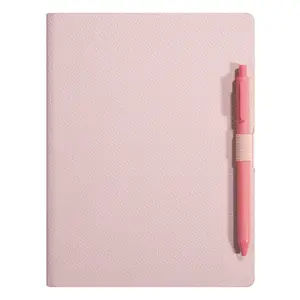 Promocional mini bonito diário impermeável composição alunos exercício escola notebook planejador com caneta gift set