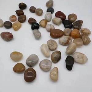 Factory <strong>Direct</strong> High-Polished Black Natural Stone Cobble River Rock Landscape Stone for Outdoor Decoration - Product Image 6