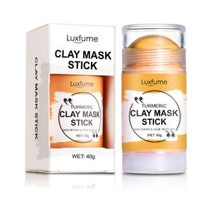 Masker Tanah Liat Kunyit Kustom Stik Masker Lumpur Hijau Pembersih Alami Terapi Kulit Kecantikan - Product Image 1