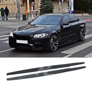 Extensions de jupe latérale en fibre de carbone ABS pour BMW Série 5 F10 M Sport & M5 2010 2011 2012 2013 2014 2015 2016 - Product Image 1