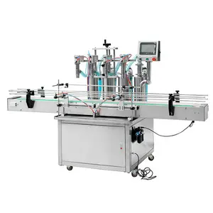 High Speed Automatic Liquid Detergent Liquid Soap Tracking Capping Filling Machine