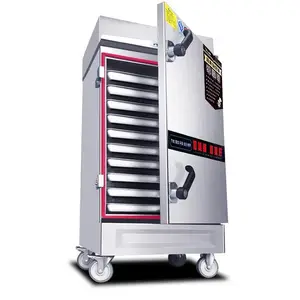 Hotel cocina restaurante fábrica Venta Directa automática comercial eléctrica comida vapor máquina de vapor