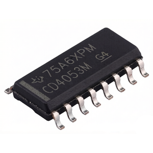 CD4053BM96 Circuitos Integrados Multiplexores CMOS Diferenciales de 4 Canales, Triple Multiplexor Analógico de 2 Canales A 595-CD4053BM - Product Image 1