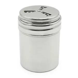 Thép Không Gỉ Hoàn Hảo Nóng Lạnh Salt Pepper Shakers Với Lỗ Điều Chỉnh Thanh Lịch