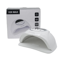 Lampe à ongles UV LED 54W haute puissance à séchage rapide avec plaque inférieure détachable pour salon et usage domestique