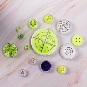 Nível de Bolha Redondo de Precisão com Líquido Verde, Mini Nível de Bolha para Construção, Fotografia, Medidor de Ângulo, Ferramenta de Nível de Bolso - Product Image 1